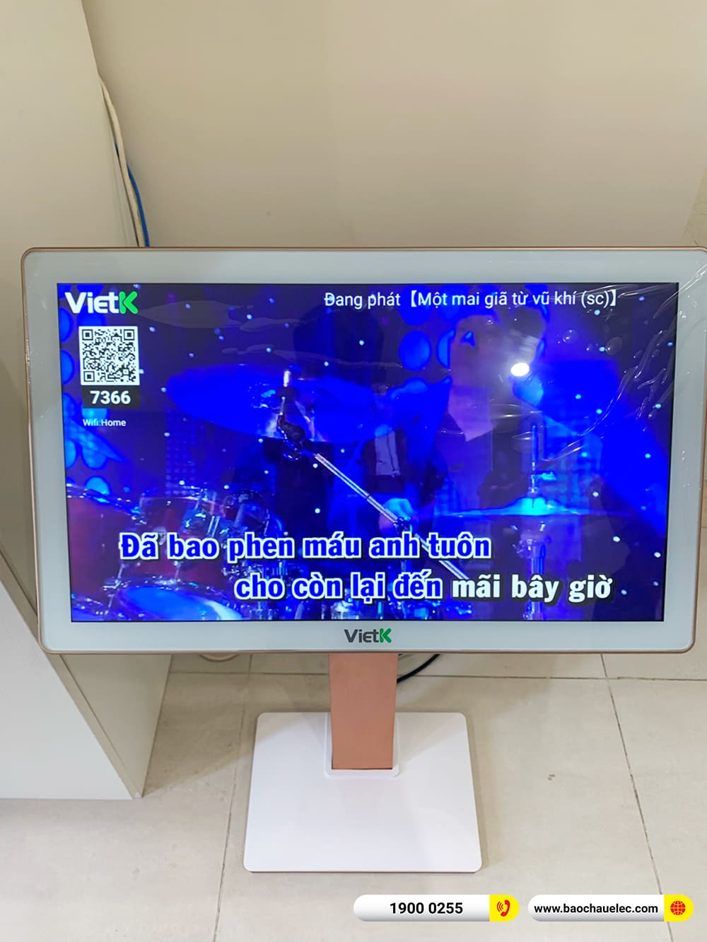 Lắp đặt d&agrave;n karaoke RCF hơn 115tr cho ch&uacute; Thọ ở TPHCM