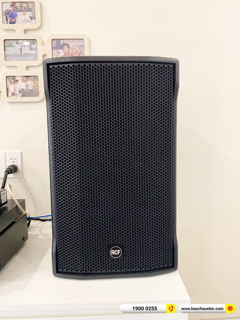 Lắp đặt d&agrave;n karaoke RCF hơn 115tr cho ch&uacute; Thọ ở TPHCM