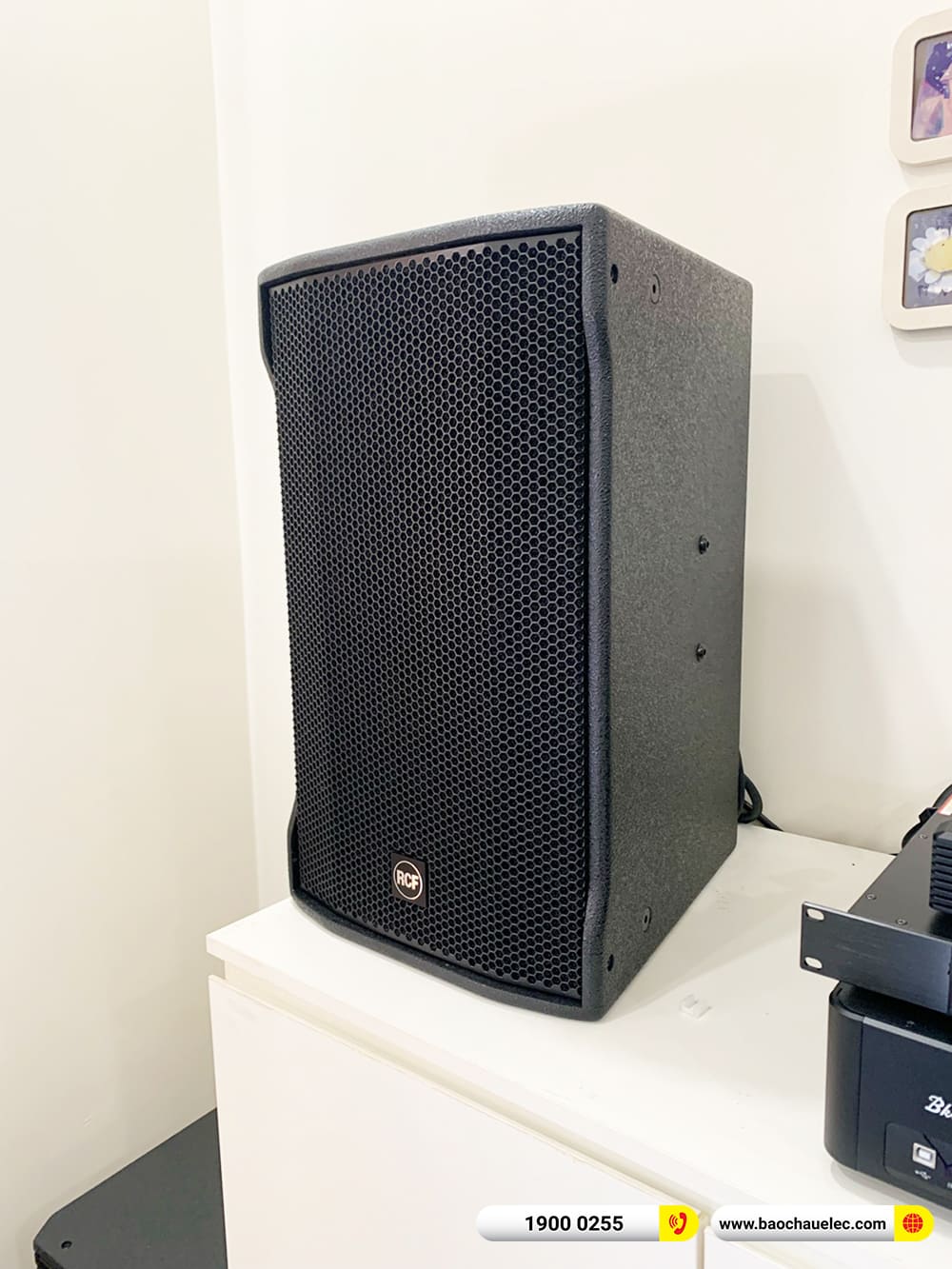 Lắp đặt d&agrave;n karaoke RCF hơn 115tr cho ch&uacute; Thọ ở TPHCM