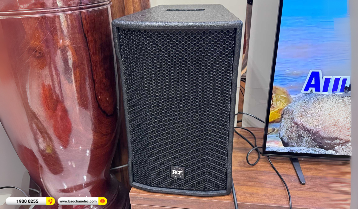 Lắp đặt d&agrave;n karaoke RCF hơn 84tr cho c&ocirc; Huyền tại TP HCM