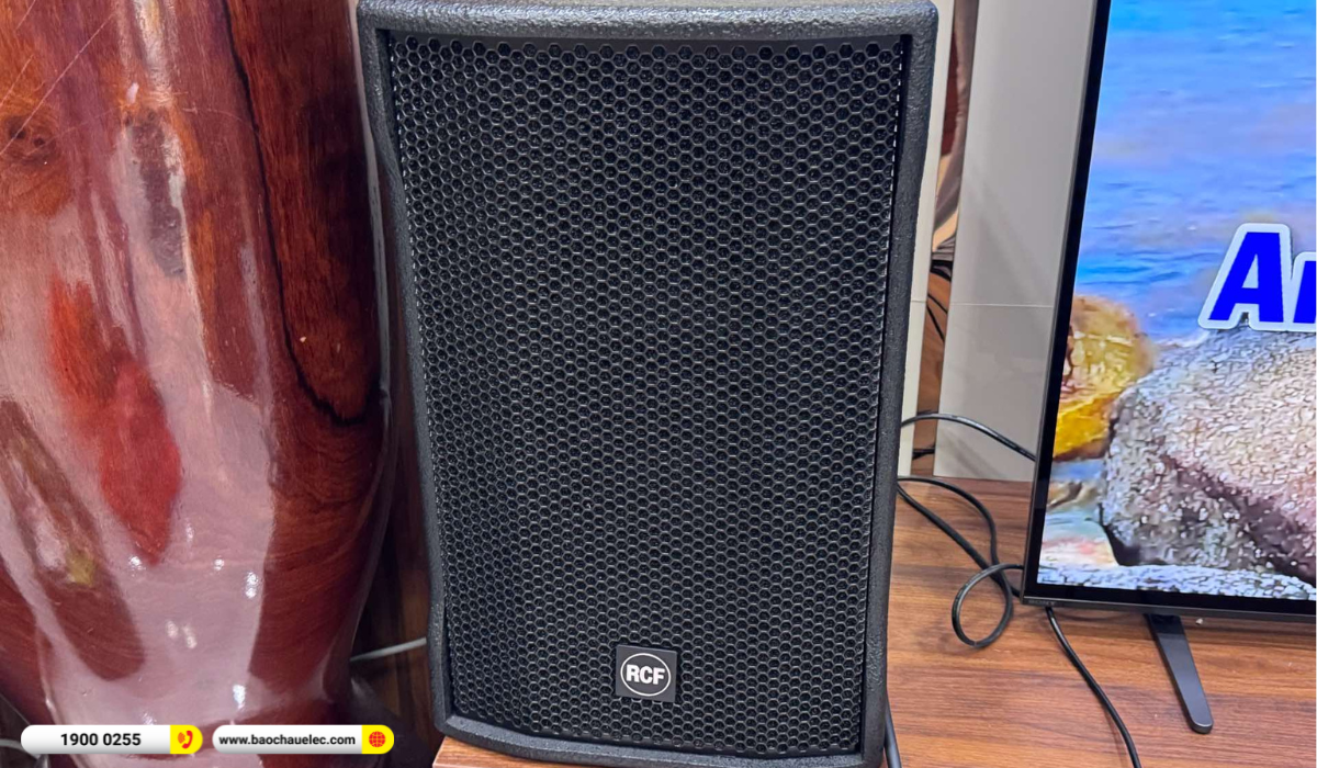 Lắp đặt d&agrave;n karaoke RCF hơn 84tr cho c&ocirc; Huyền tại TP HCM
