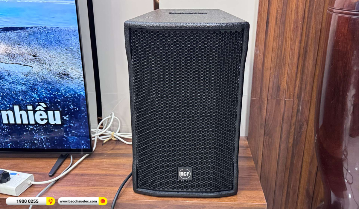 Lắp đặt d&agrave;n karaoke RCF hơn 84tr cho c&ocirc; Huyền tại TP HCM