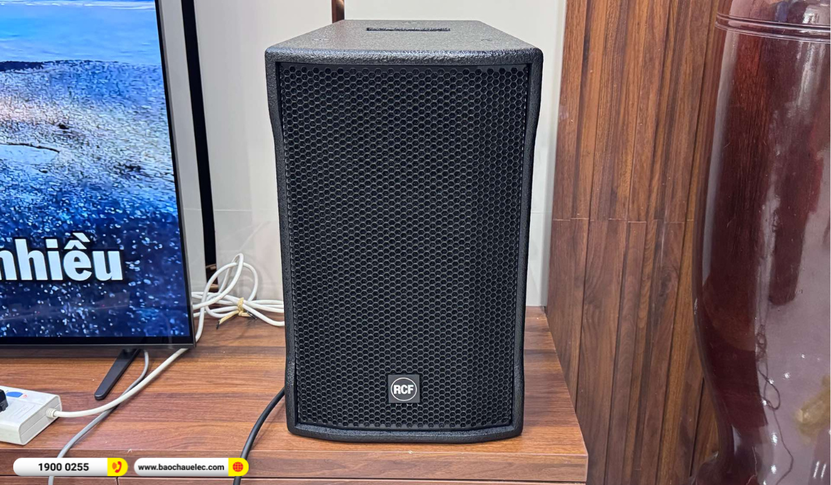Lắp đặt d&agrave;n karaoke RCF hơn 84tr cho c&ocirc; Huyền tại TP HCM