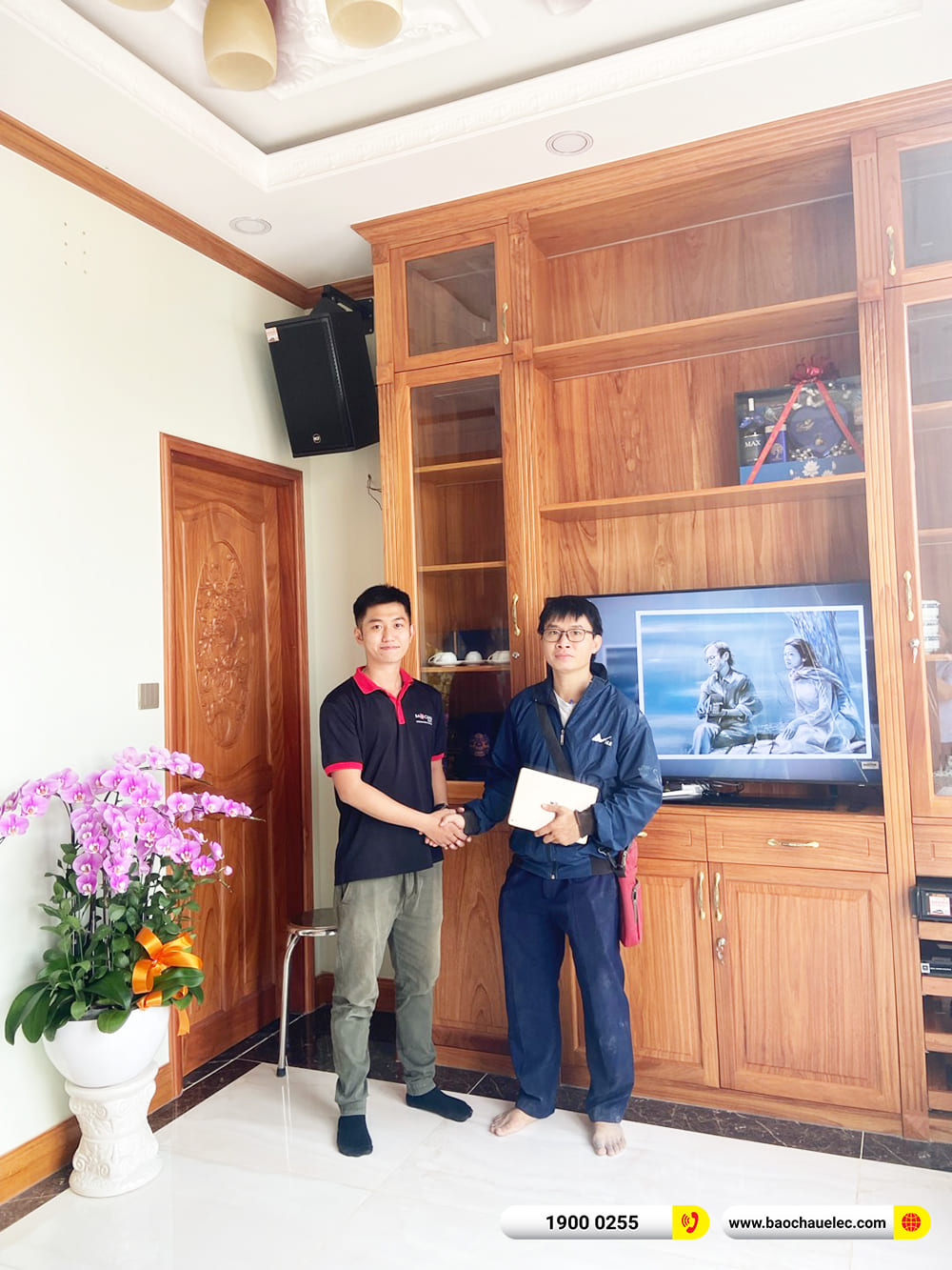 Lắp đặt d&agrave;n karaoke RCF hơn 80tr cho c&ocirc; Phương ở TPHCM