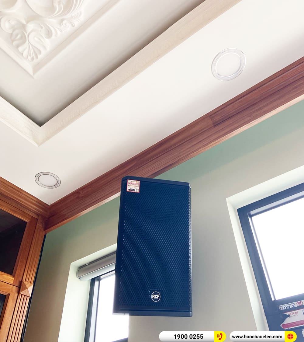 Lắp đặt d&agrave;n karaoke RCF hơn 80tr cho c&ocirc; Phương ở TPHCM