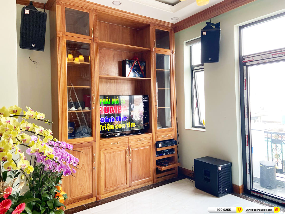 Lắp đặt d&agrave;n karaoke RCF hơn 80tr cho c&ocirc; Phương ở TPHCM