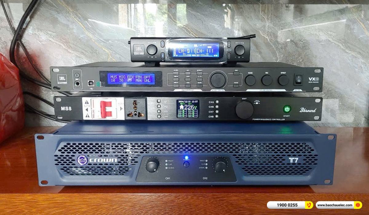 Lắp đặt d&agrave;n karaoke RCF gần 104tr cho anh Hải tại Thanh H&oacute;a