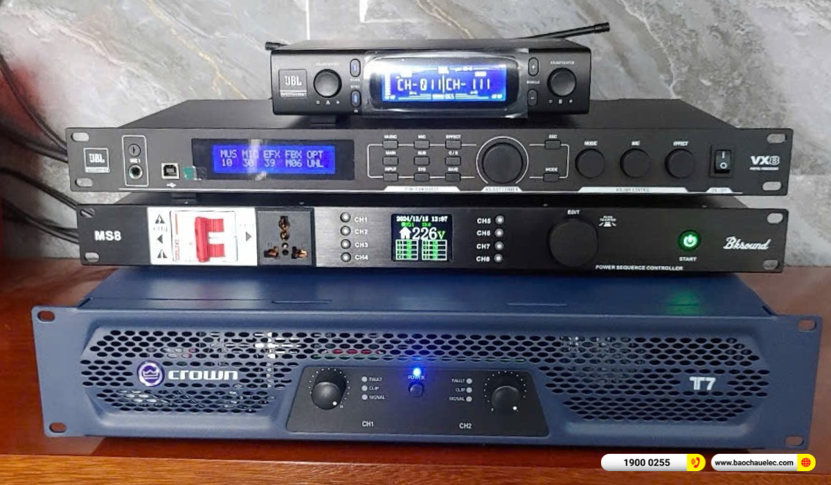Lắp đặt d&agrave;n karaoke RCF gần 104tr cho anh Hải tại Thanh H&oacute;a