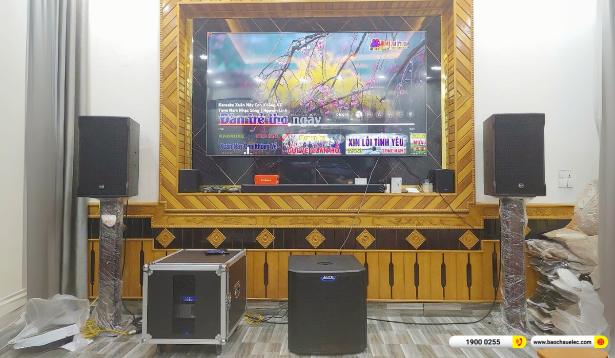Lắp đặt dàn karaoke RCF gần 132tr cho anh Sơn tại Thanh Hóa