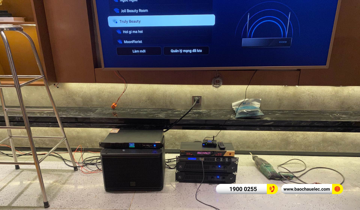 Lắp đặt d&agrave;n karaoke RCF gần 140tr cho anh Dương tại TPHCM