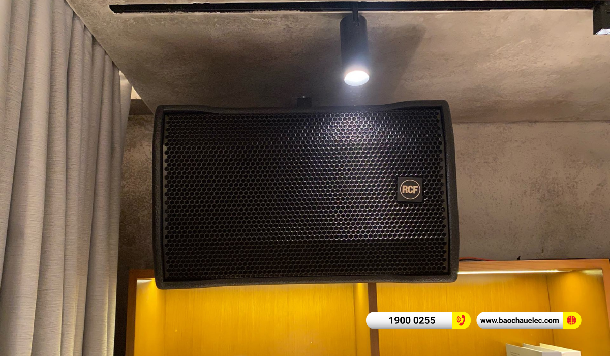 Lắp đặt d&agrave;n karaoke RCF gần 140tr cho anh Dương tại TPHCM