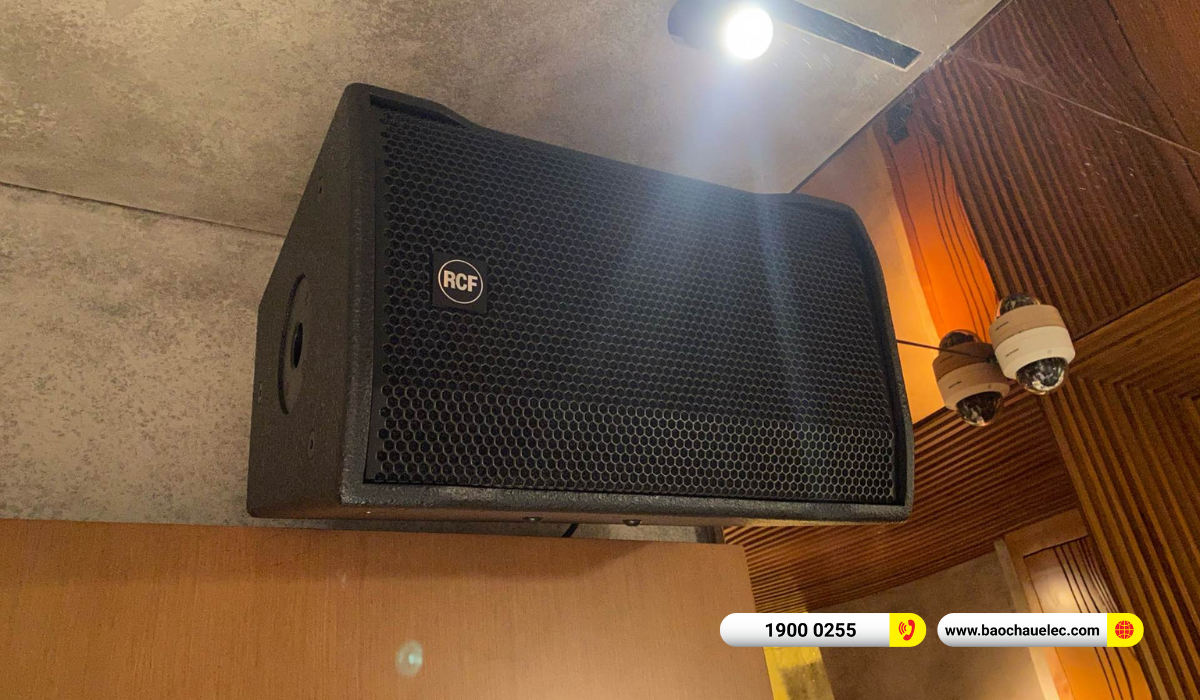 Lắp đặt d&agrave;n karaoke RCF gần 140tr cho anh Dương tại TPHCM