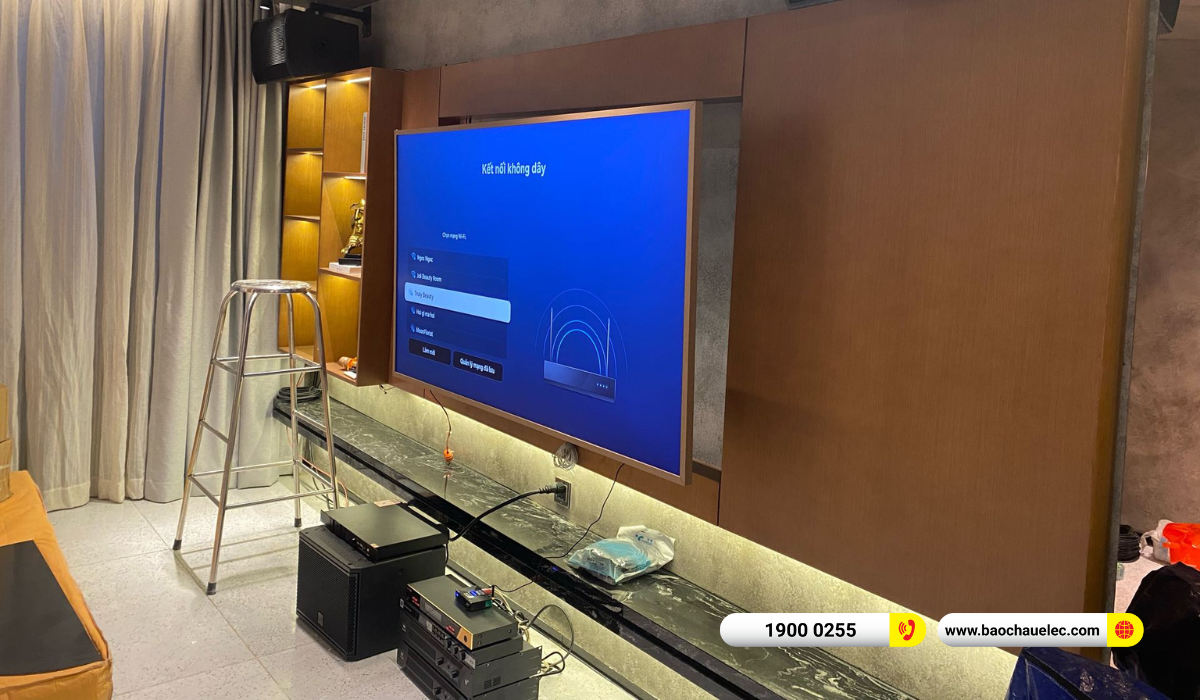 Lắp đặt d&agrave;n karaoke RCF gần 140tr cho anh Dương tại TPHCM
