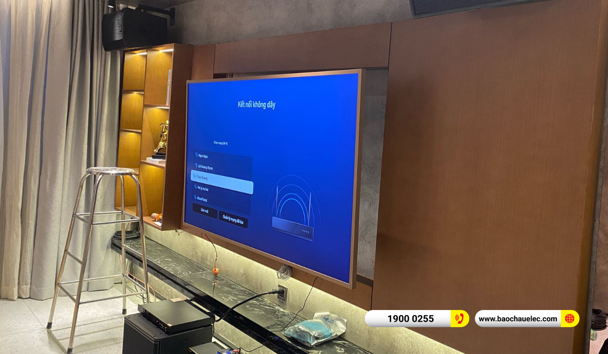 Lắp đặt d&agrave;n karaoke RCF gần 140tr cho anh Dương tại TPHCM