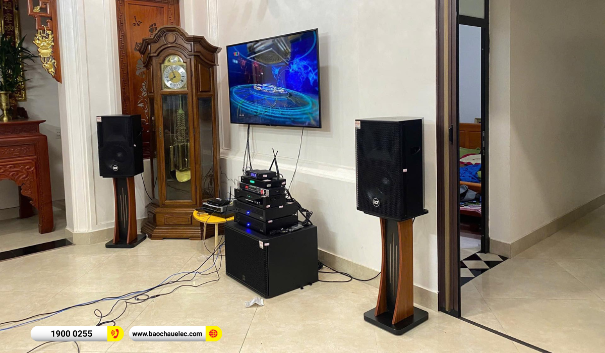 Lắp đặt d&agrave;n karaoke RCF gần 196tr cho anh Sơn tại Bắc Ninh