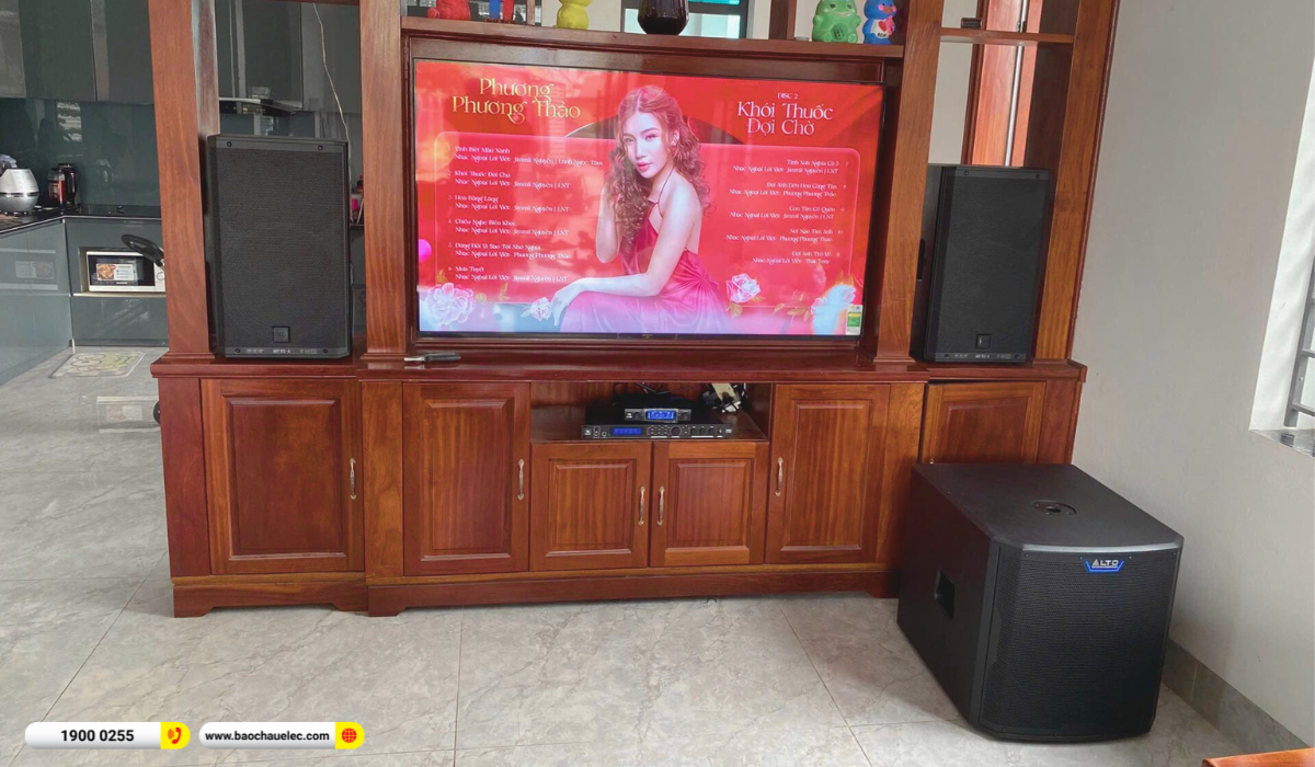 Lắp đặt d&agrave;n karaoke RCF gần 71tr cho anh H&ugrave;ng tại Thanh H&oacute;a