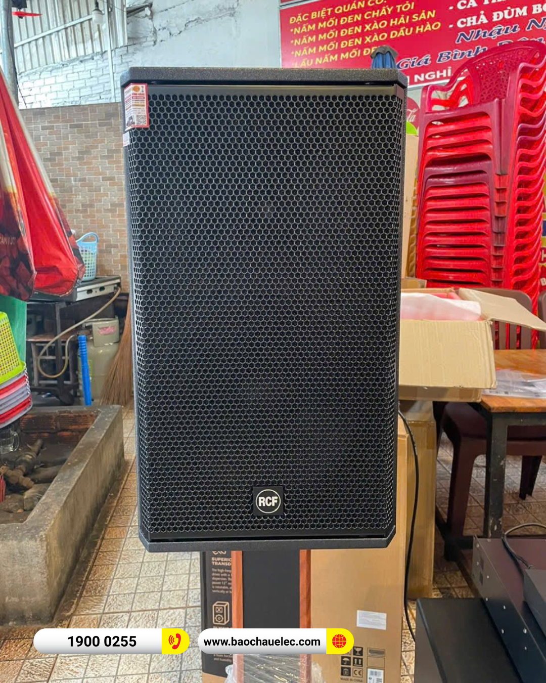 Lắp đặt d&agrave;n karaoke RCF gần 72tr cho anh Tuấn tại TPHCM