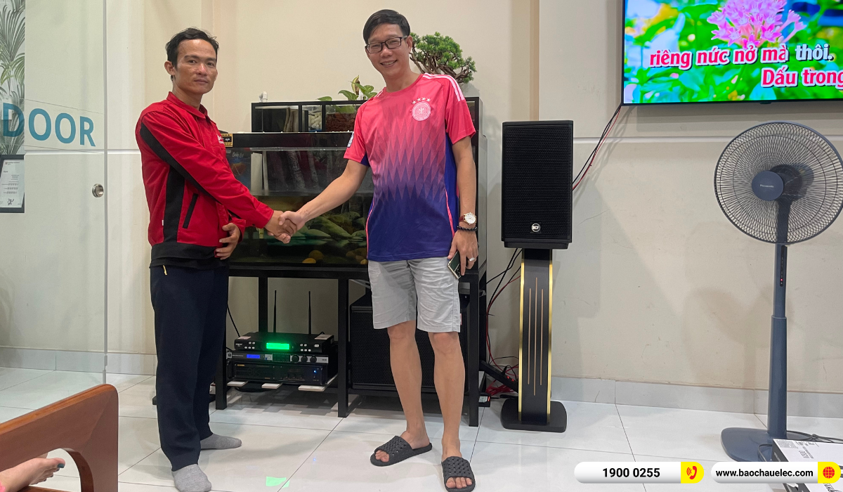 Lắp đặt dàn karaoke RCF gần 78tr cho anh Trung tại TP HCM