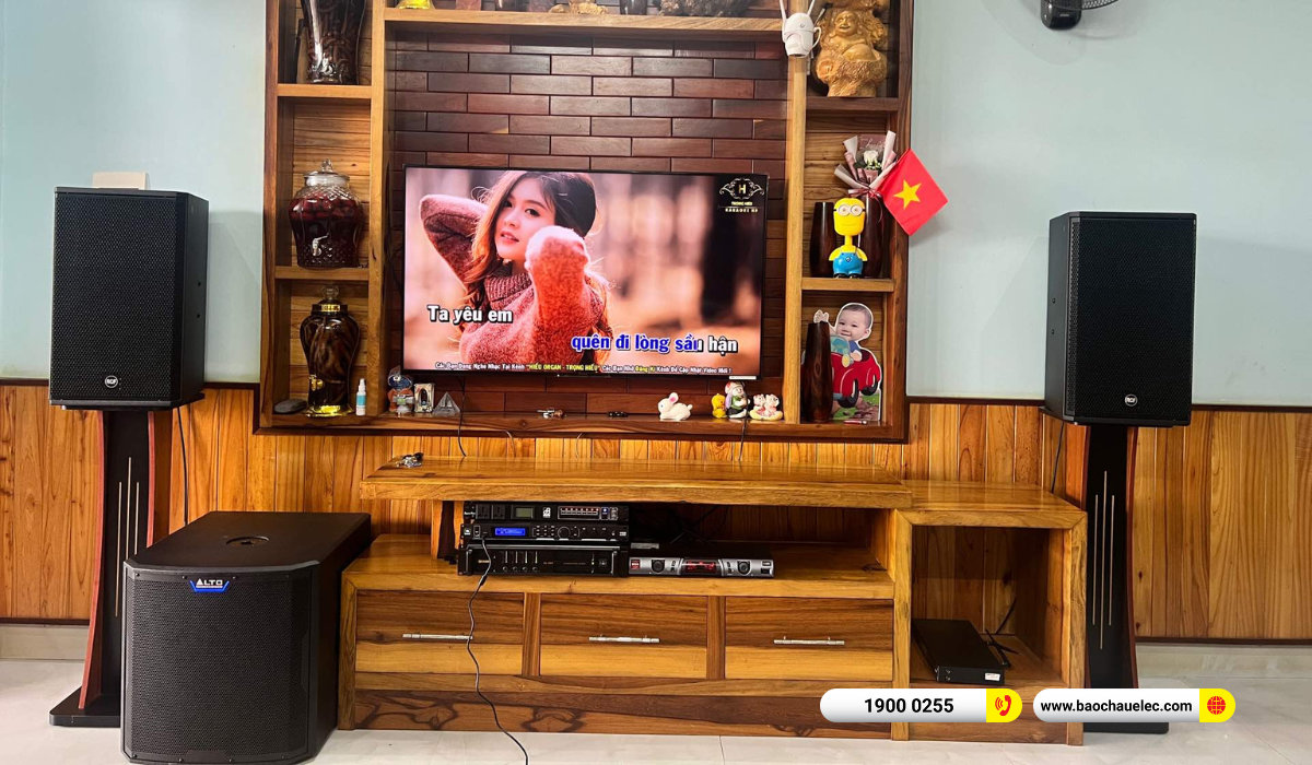 Lắp đặt d&agrave;n karaoke RCF gần 80tr cho anh Qu&yacute; tại Bu&ocirc;n Ma Thuật