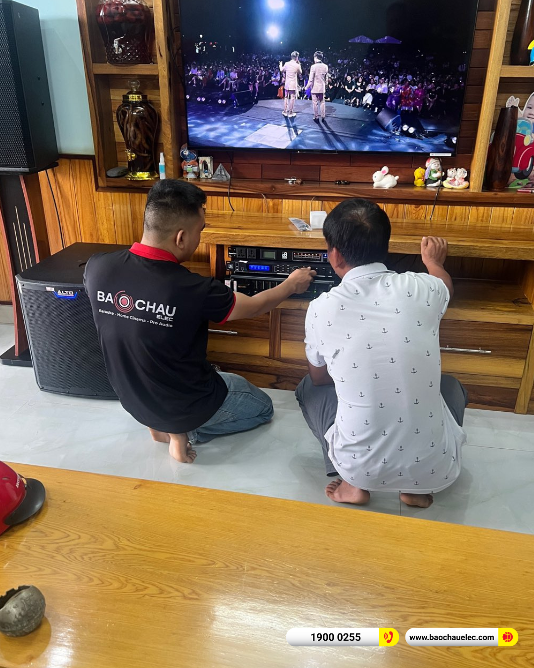 Lắp đặt d&agrave;n karaoke RCF gần 80tr cho anh Qu&yacute; tại Bu&ocirc;n Ma Thuật
