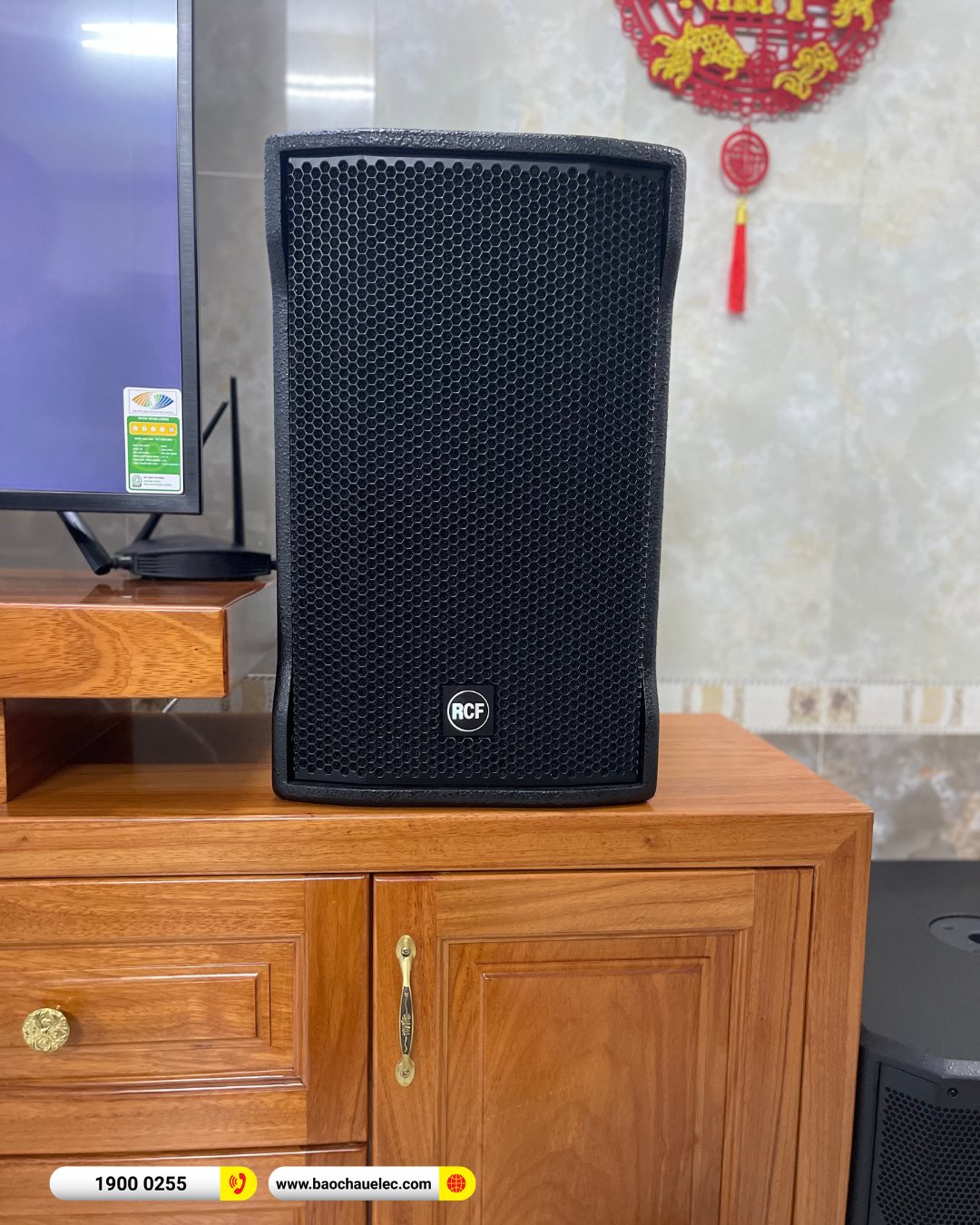 Lắp đặt d&agrave;n karaoke RCF gần 89tr cho chị Nhung tại TP HCM