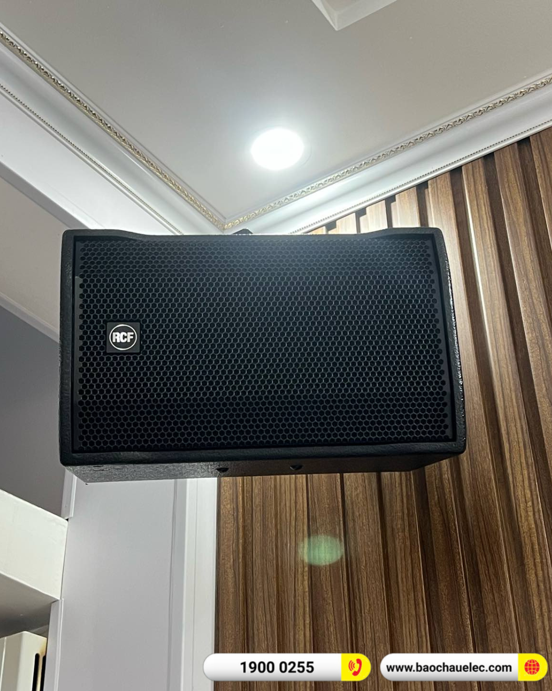 Lắp đặt d&agrave;n karaoke RCF hơn 100tr cho chị nga tại Hải Ph&ograve;ng