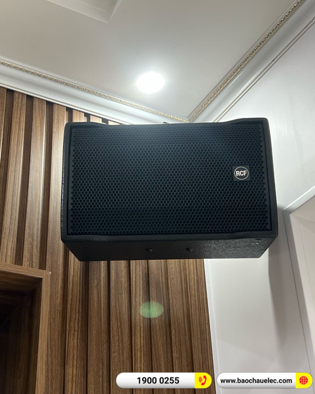 Lắp đặt d&agrave;n karaoke RCF hơn 100tr cho chị nga tại Hải Ph&ograve;ng