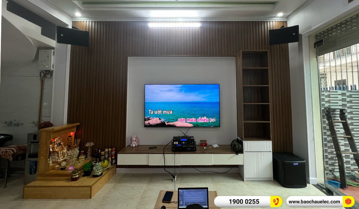 Lắp đặt d&agrave;n karaoke RCF hơn 100tr cho chị nga tại Hải Ph&ograve;ng