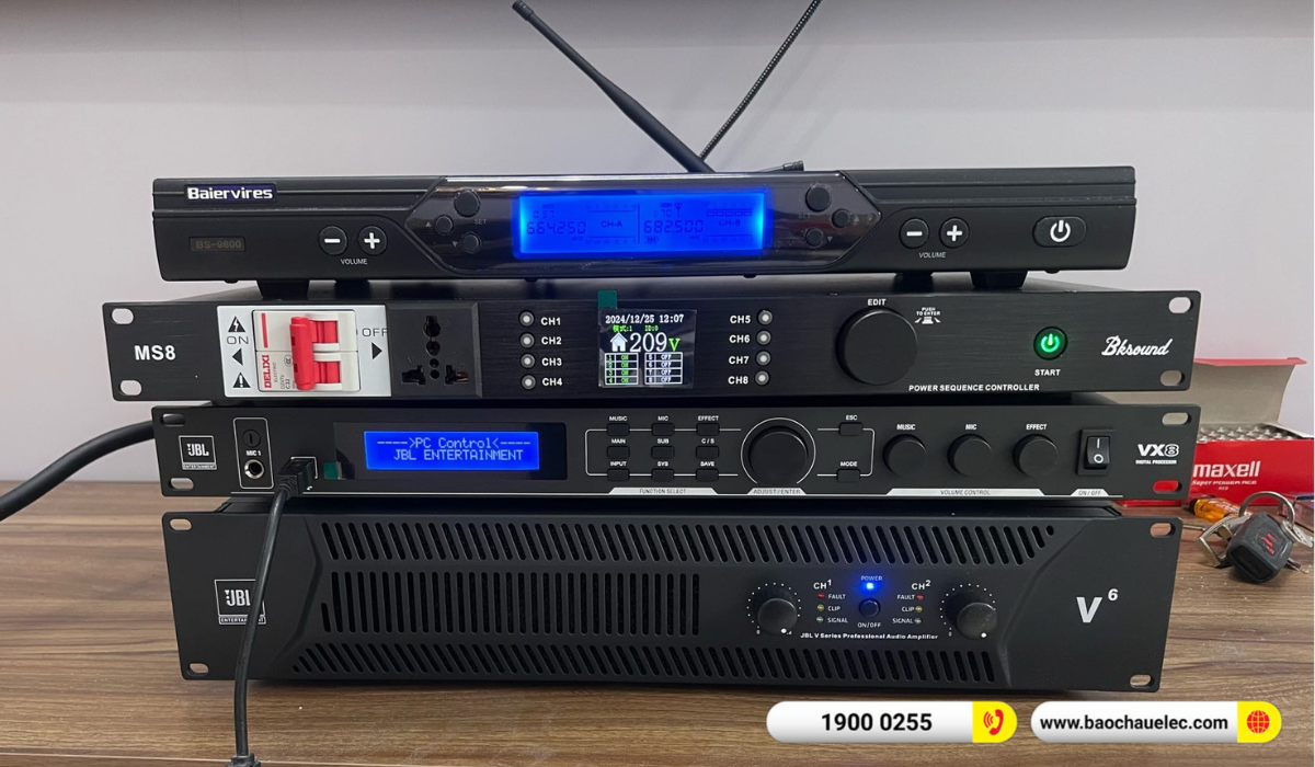 Lắp đặt d&agrave;n karaoke RCF hơn 100tr cho chị nga tại Hải Ph&ograve;ng