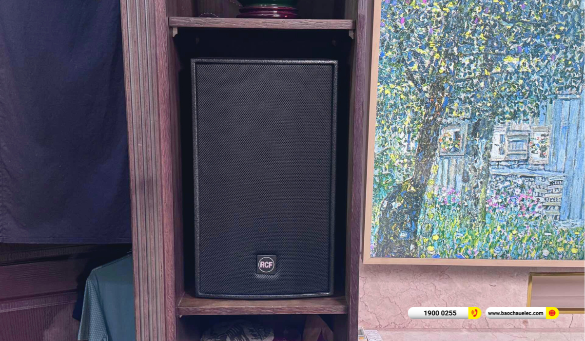 Lắp đặt d&agrave;n karaoke RCF hơn 102tr cho chị Như Dương tại TP HCM