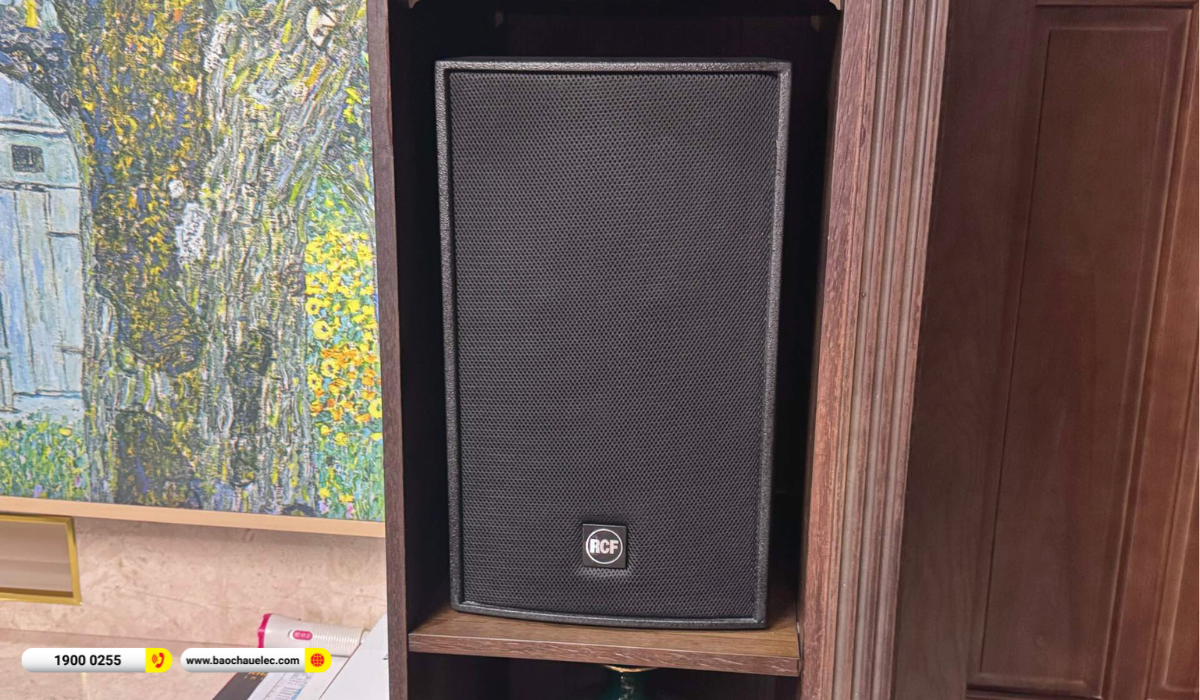 Lắp đặt d&agrave;n karaoke RCF hơn 102tr cho chị Như Dương tại TP HCM