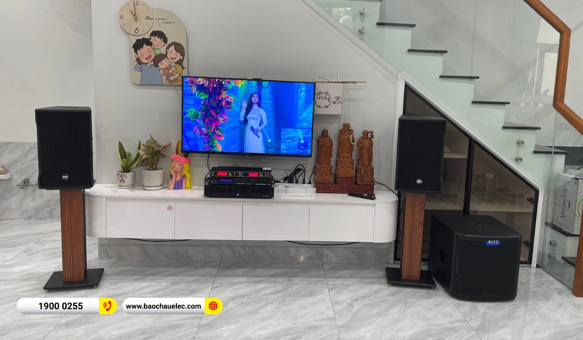 Lắp đặt dàn karaoke RCF gần 104tr cho anh Sơn tại Bình Dương