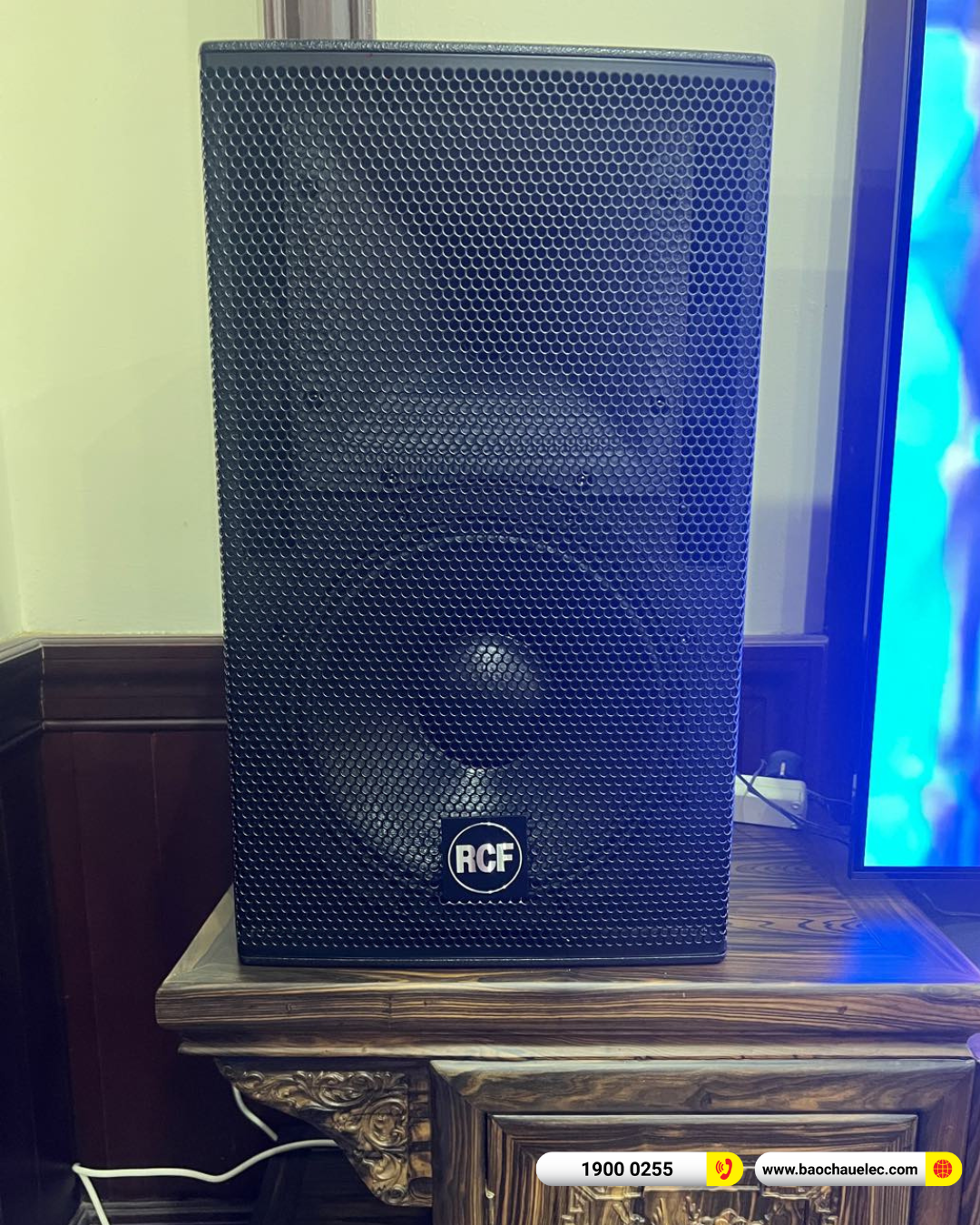 Lắp đặt d&agrave;n karaoke RCF hơn 136tr cho ch&uacute; Tam tại Thanh H&oacute;a