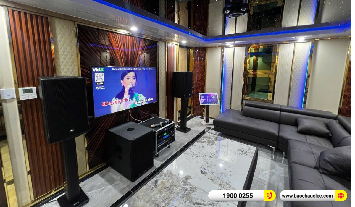 Lắp đặt d&agrave;n karaoke RCF hơn 156tr cho anh Quảng tại H&agrave; Nội