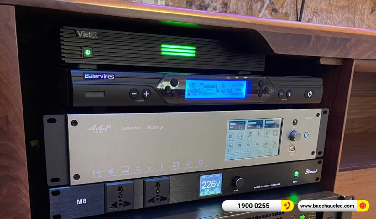 Lắp đặt d&agrave;n karaoke RCF hơn 160tr cho anh L&acirc;m tại B&igrave;nh Dương