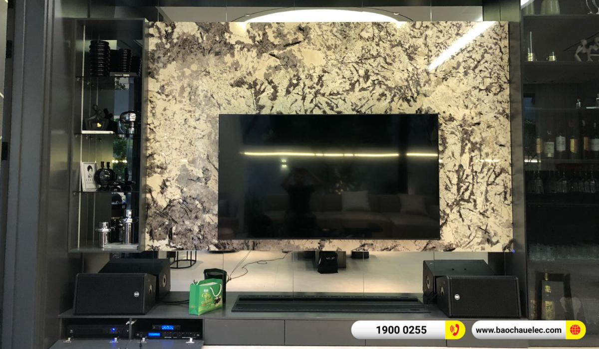 Lắp đặt d&agrave;n karaoke RCF hơn 53tr cho anh Tiến tại H&agrave; Nội