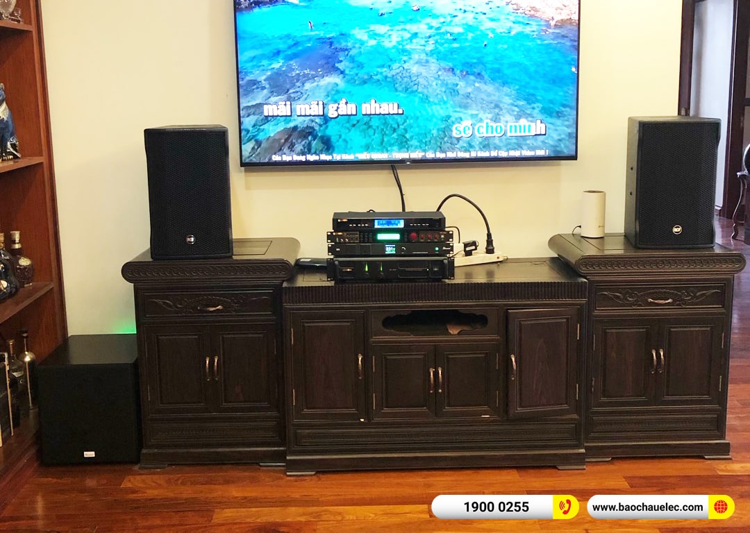 Lắp đặt d&agrave;n karaoke RCF hơn 75tr cho c&ocirc; Hiền tại H&agrave; Nội 