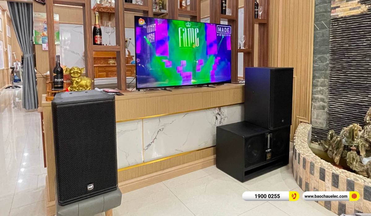 Lắp đặt d&agrave;n karaoke RCF hơn 84tr cho anh Tu&acirc;n tại Cần Thơ