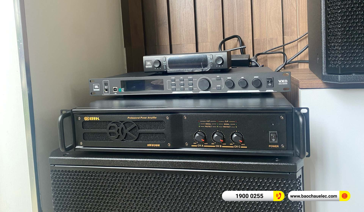 Lắp đặt d&agrave;n karaoke RCF hơn 90tr cho anh Qu&yacute; tại TPHCM