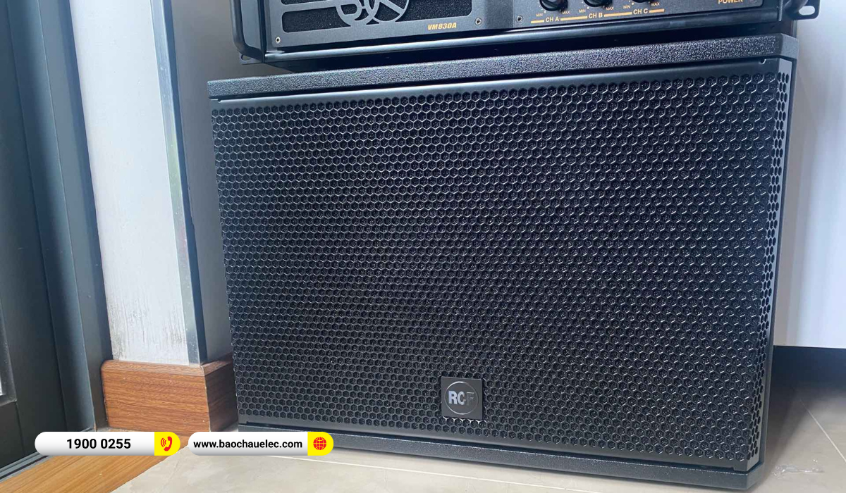 Lắp đặt d&agrave;n karaoke RCF hơn 90tr cho anh Qu&yacute; tại TPHCM