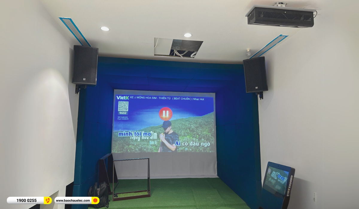 Lắp đặt d&agrave;n karaoke RCF, m&aacute;y chiếu hơn 260tr cho anh Đốc tại TP HCM