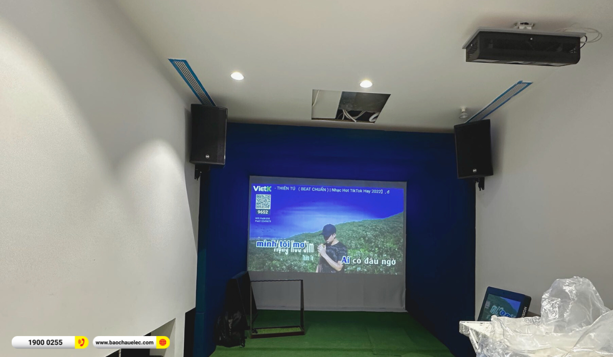 Lắp đặt d&agrave;n karaoke RCF, m&aacute;y chiếu hơn 260tr cho anh Đốc tại TP HCM