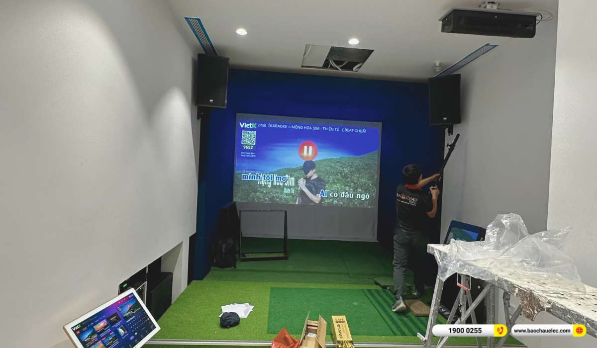 Lắp đặt d&agrave;n karaoke RCF, m&aacute;y chiếu hơn 260tr cho anh Đốc tại TP HCM
