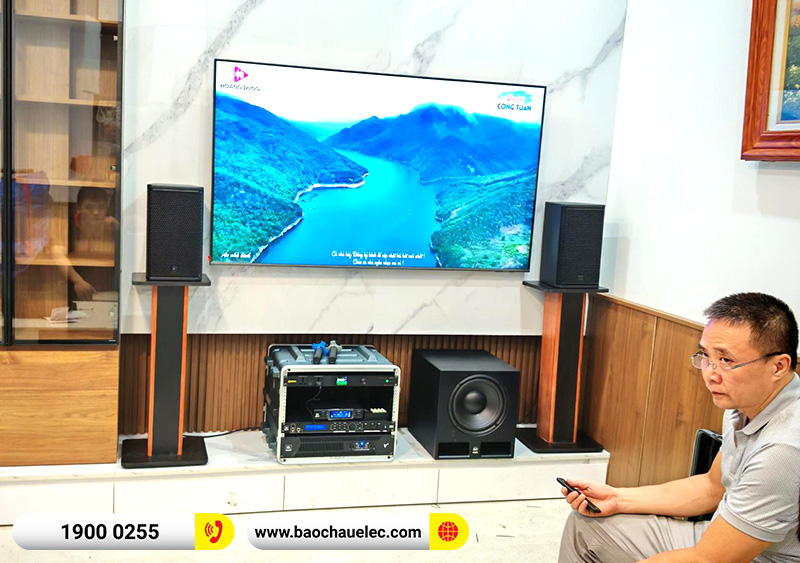 Lắp đặt d&agrave;n karaoke RCF