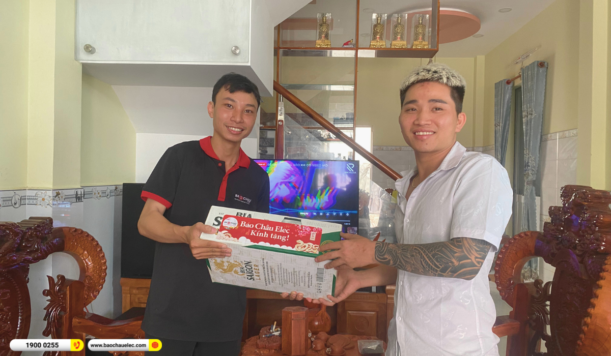Lắp đặt d&agrave;n karaoke Yamaha gần 95tr cho anh Minh tại TP HCM