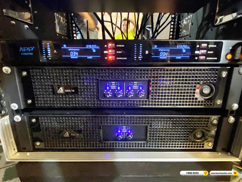 Lắp đặt dàn line array Actpro sự kiện hơn 116tr cho anh Khánh ở TPHCM