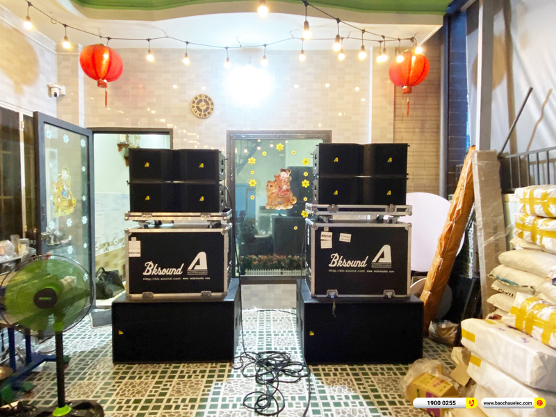 Lắp đặt dàn line array Actpro sự kiện hơn 116tr cho anh Khánh ở TPHCM