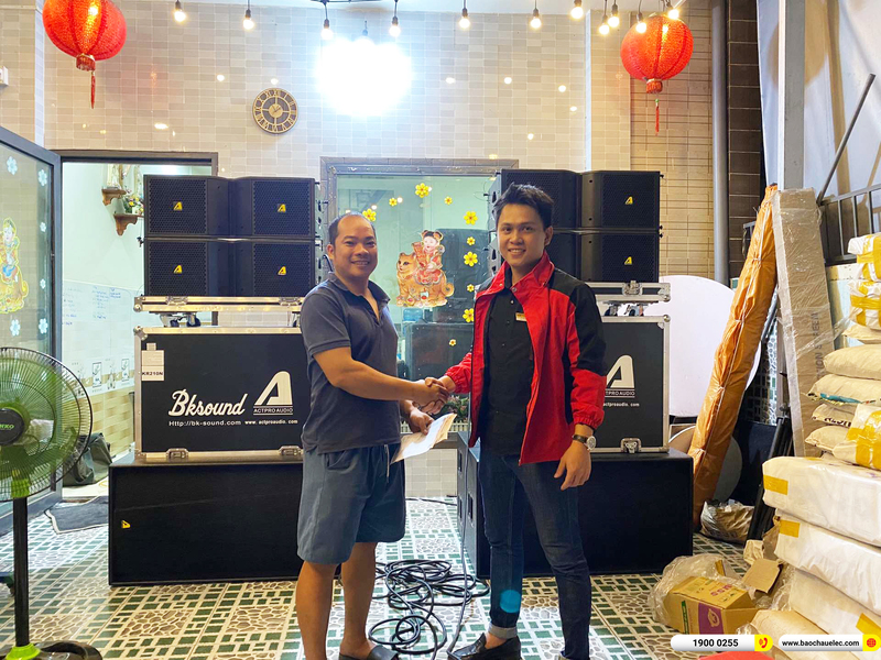 Lắp đặt dàn line array Actpro sự kiện hơn 116tr cho anh Khánh ở TPHCM