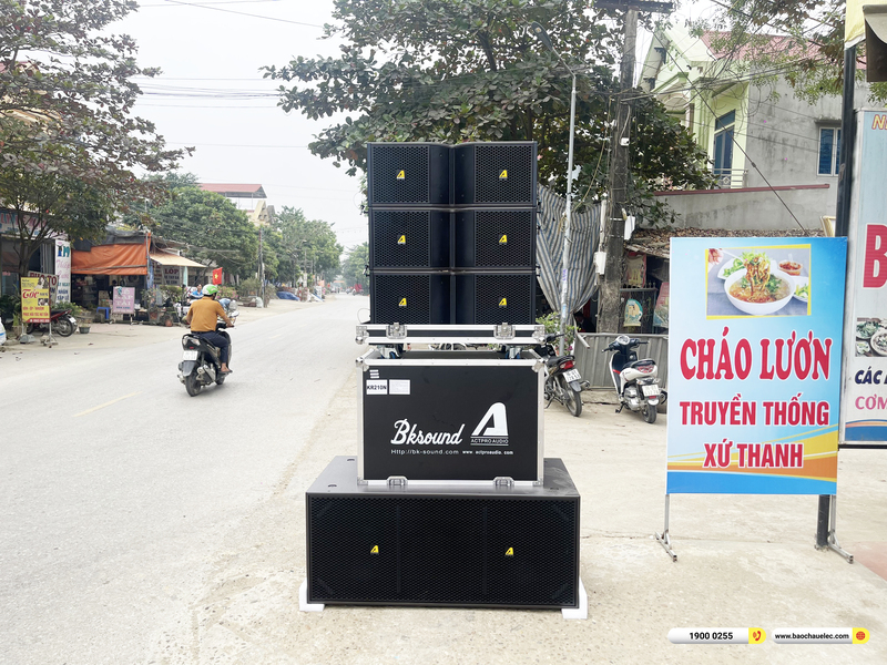 Lắp đặt d&agrave;n Line Array Actpro gần 154tr cho anh Th&agrave;nh ở Thanh H&oacute;a