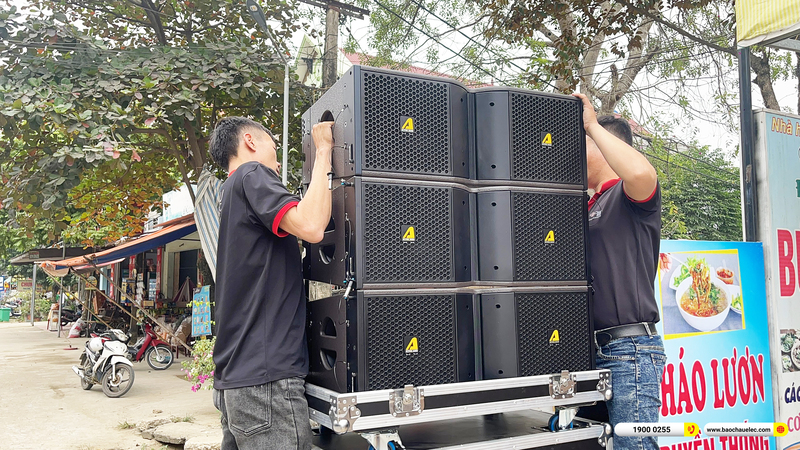 Lắp đặt d&agrave;n Line Array Actpro gần 154tr cho anh Th&agrave;nh ở Thanh H&oacute;a